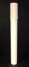 New 8" Ivory Candle Cover With Drips, Antique Style Paper Board, Candelabra 989i