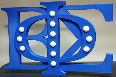 PHI BETA SIGMA Fraternity Greek Letters Decoration