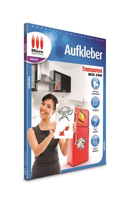 AvanQuest A4 Aufkleber - Transparent