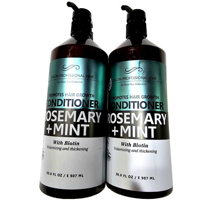 2 Pk Salon Profesional Hair Dead Sea Collection Rosemary Mint Growth Conditioner