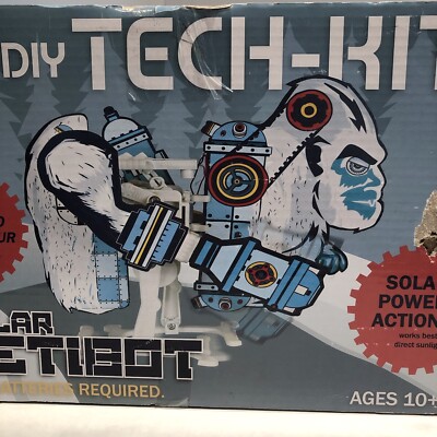 DIY Tech-Kit Solar YetiBot Build Your Own Yeti Robot Powered By The Sun.