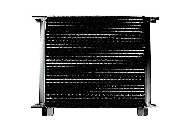 Radiatore olio motore femmina 30 file file file femmina 1/2" nero