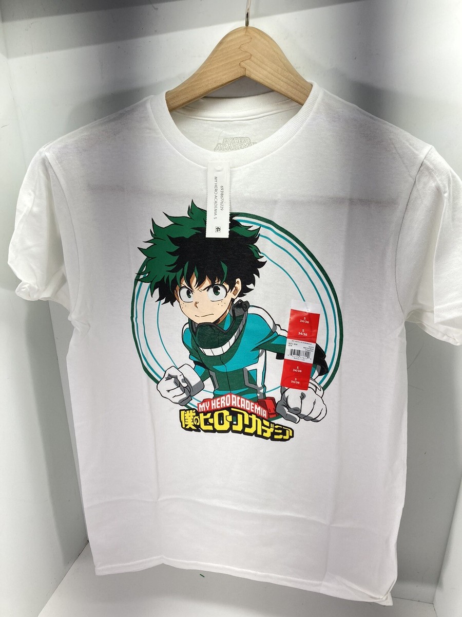 その他 SE My Hero Academia TShirt Mens Size Small 34-36 White Graphic Anime