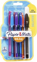 Paper Mate Inkjoy 100 Kugelschreiber 1.0Mm M Punkt 8 Packung Verschiedene Farben