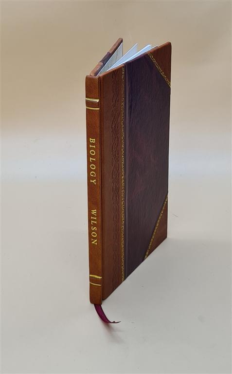 Leather Bound Biology Lecture from Columbia University Seri Edition