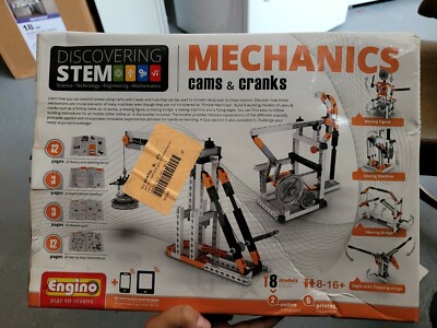 Cranks Engino Stem Mechanics MECHANICS: Cams Cranks – Engino