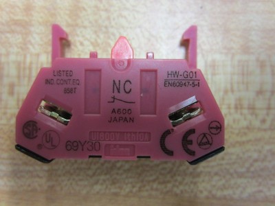 IDEC HW-G01 Contact Block HWG01 (Pack of 6)
