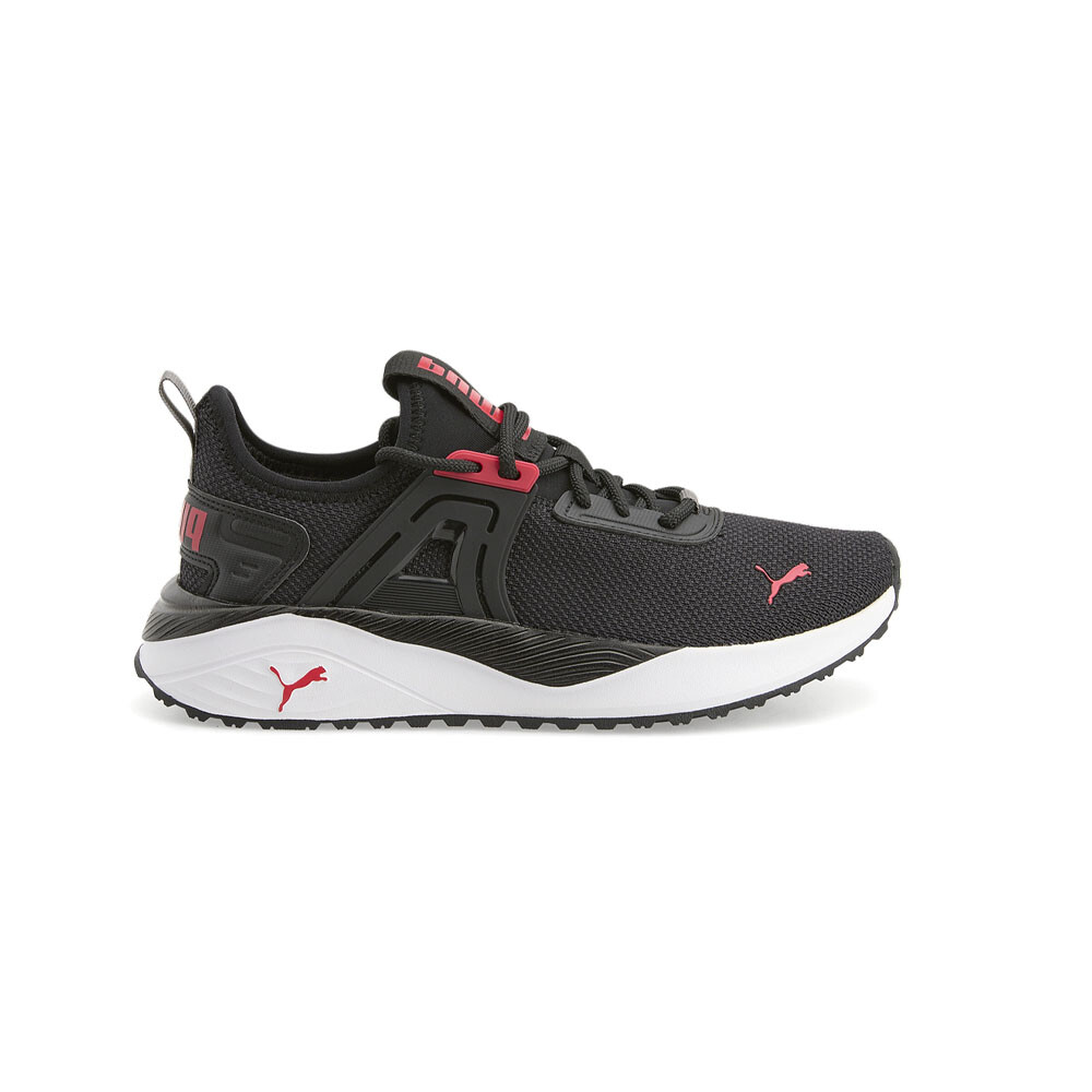 Молодежные кроссовки Puma Pacer 23 для мальчиков на шнуровке, черные, повседневная обувь 39385501