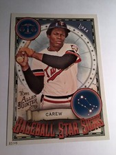 2019 Topps Allen & Ginter Baseball Star Signs 5x7 Rod Carew Twins 17 03/49