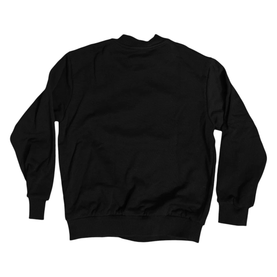 DOLCE & GABBANA Kids Sweater Black Logo Embellishement Pullover s. Tag 8 600usd - Image 2 of 4
