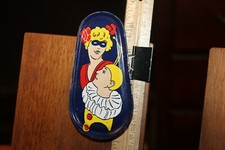 Vintage Tin Litho Masquerade Noise Maker Life of the Party Products Kirchhof