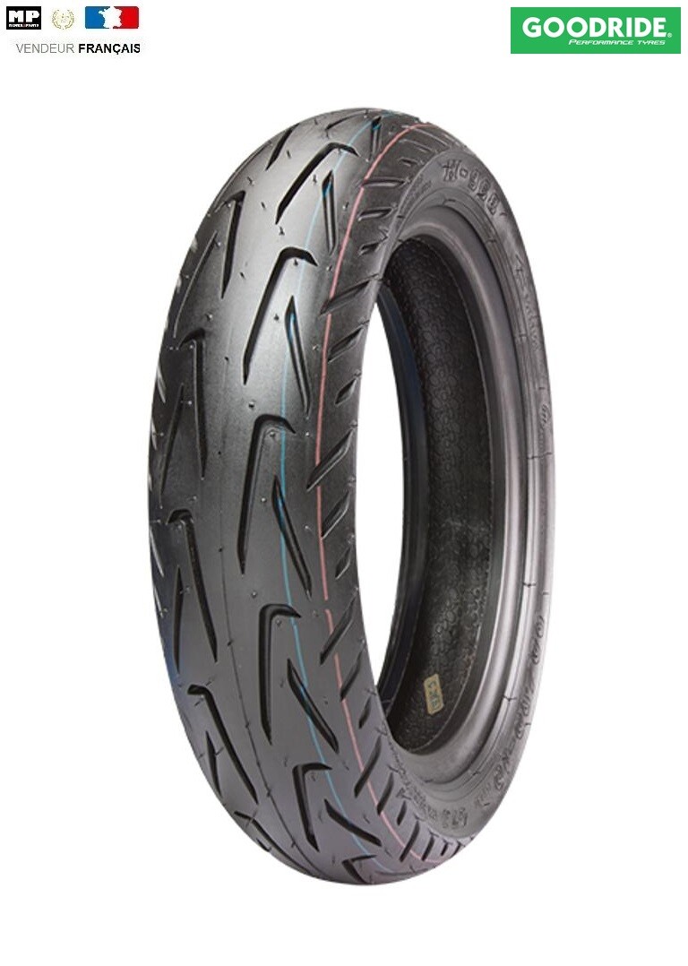 Pneu scooter 130/60 x 13 GOODRIDE anti-glisse idéal pour éviter les crevaisons