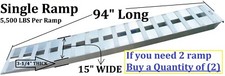 94 X 15X3.25_5,000 LBS ALUMINUM TRAILER RAMP_...