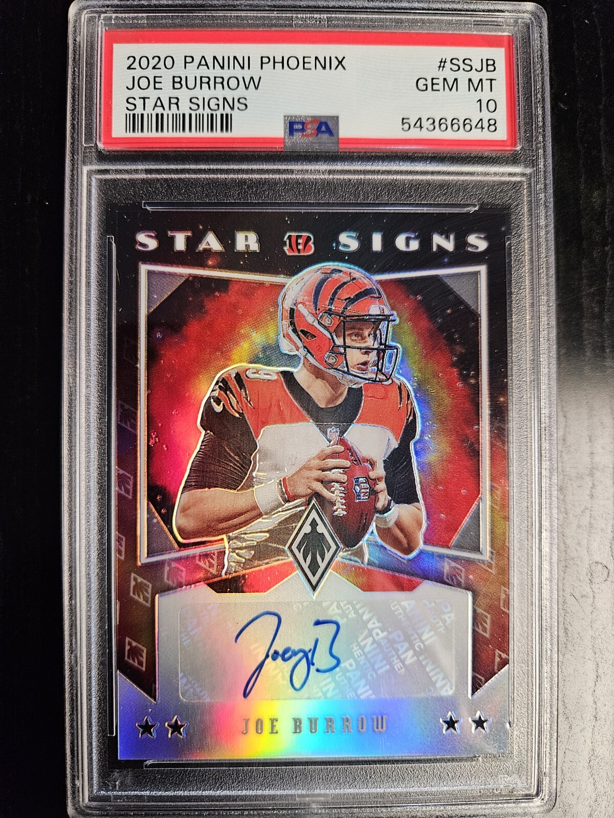 Joe Burrow Panini Phoenix Star Signs #SSJB Base