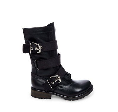 NEW STEVE MADDEN WOMENS BURKE BIKER BOOT