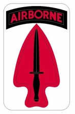 1st Special Forces Airborne Delta Force Sticker Decal M407
