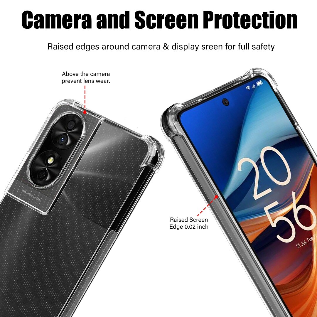 Custodia Flip in Pelle Magnetica con Protezione Migliorata per TCL