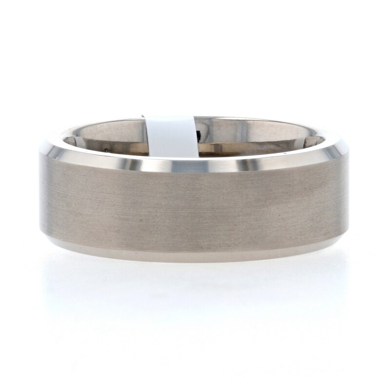 NEW Men's Wedding Band - Titanium Ring Size 7 Comfort Fit Matte