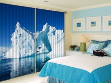 3D Arctic Ice ZHUA1563 Blockout Photo Curtain Fabric Window Zoe