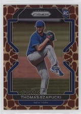 2022 Panini Prizm Tier II Giraffe Prizm Thomas Szapucki #122 fs9