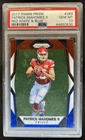 2017 Panini Prizm Patrick Mahomes II RC Red, White and Blue #269 Chiefs PSA 10