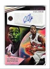 2022-23 Panini Recon True Potential Signatures Christian Koloko RC Auto