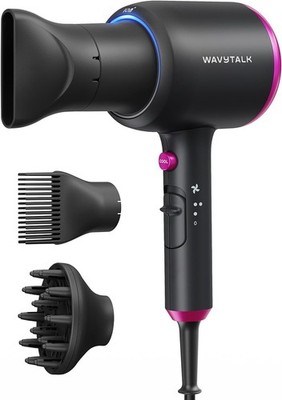 Wavytalk Hair Dryer with Diffuser, Blown Away Ionic Hair Dryer for Curly Hair