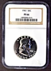 1961 Franklin Half Dollar Proof - NGC PF66