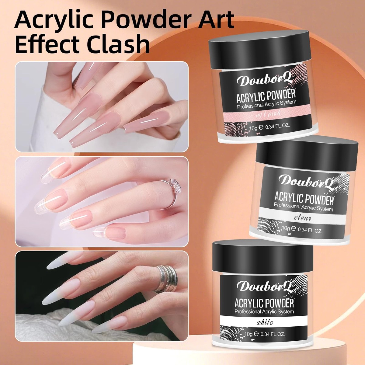 Acrylic Nail Kit With Drill And U V Light Full Set Large, M02 | eBay