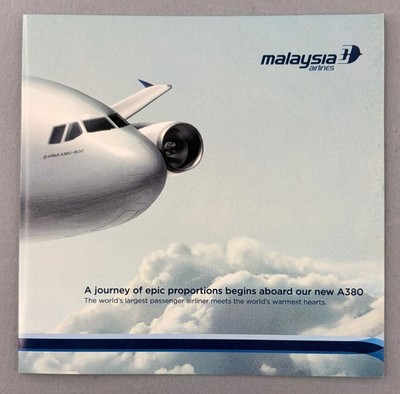 Malaysia Airlines Airbus A380 Airline Prospekt Kabine & Crew Bilder First Class