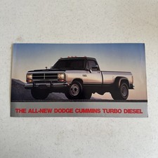 1989 Dodge Cummins Diesel 250 350 Ram Pickup Truck Sales Brochure Dual Excellent