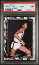 2025 TOPPS SEASON TIP OFF #259 KAREEM ABDUL-JABBAR PSA 9