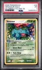 2006 POKEMON EX CRYSTAL GUARDIANS GREEN CYCLONE THEME DECK VENUSAUR-HOLO PSA 1
