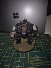 Warhammer 40k Space Marine Primaris Redemptor Dreadnought Black Templar