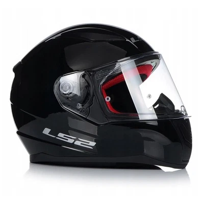 LS2 FF353 Rapid II Full Face Motorcycle Crash Helmet Gloss Black ECE 22.06