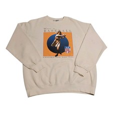 Vintage Women In Baseball Crewneck Sweatshirt USA Made 90s Size Large GPBL