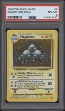 Magneton Pokemon Base Set Holo #9 PSA 8