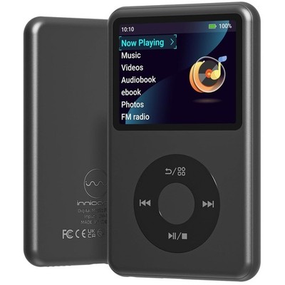 Portable 128GB MP3 Player - Bluetooth, Screen, Speaker