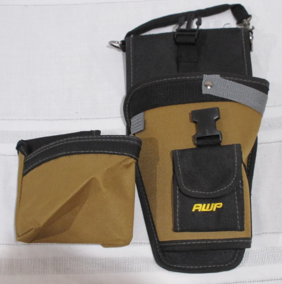 AWP Drill Holder Tool Belt Holster With Bonus Clip On Pouch - Image 3 of 4