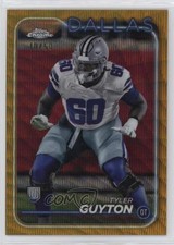 2024 Topps Chrome Rookies Gold Wave Refractor 10/50 Tyler Guyton #299 15bk