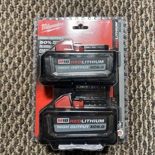 2PCS 18V Milwauk 48-11-1860 6.0 AH Batteries ...