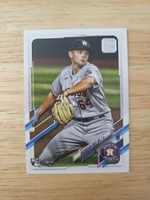 2021 Topps Series One Baseball Rookie RC Brandon Bielak Houston Astros Card #193. rookie card picture