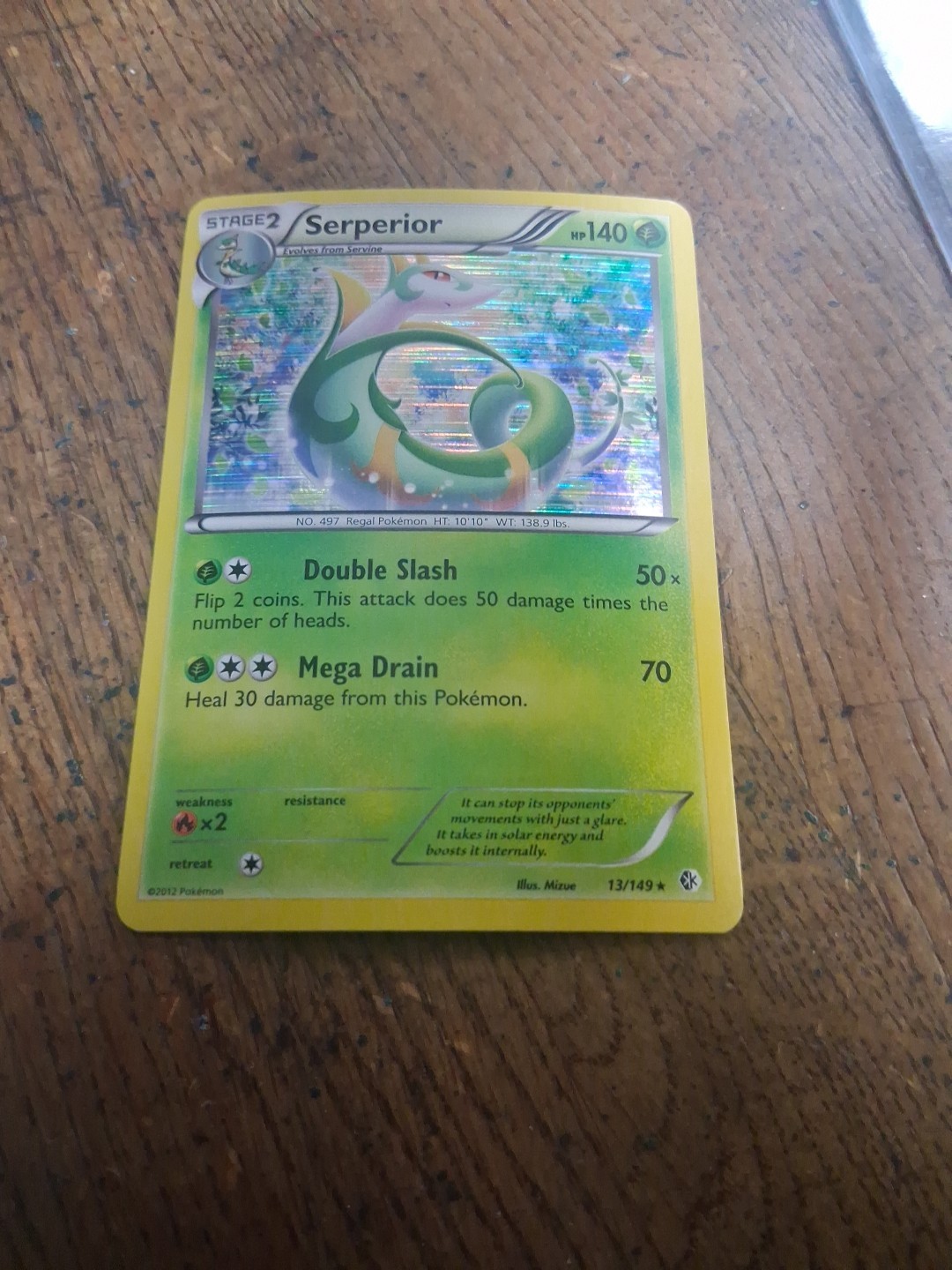 Pokemon Serperior 13/149 Boundaries Crossed Alternate Cosmos Holo NM Fast Ship
