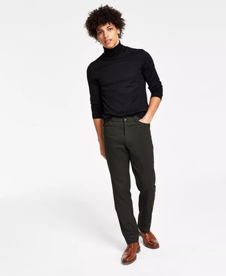 Tommy Hilfiger Men's TH Flex Modern Fit Four-Pocket Twill Pants Size: 34W x 30L