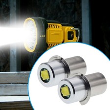 2 LED Bulb For Torch/flashlight Makita Ryobi DeWalt Bosch Hitachi Panasonic Worx