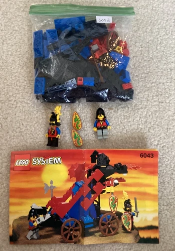 Lego Vintage Castle Dragon Knights 6043 Dragon Defender (100% complete no box)