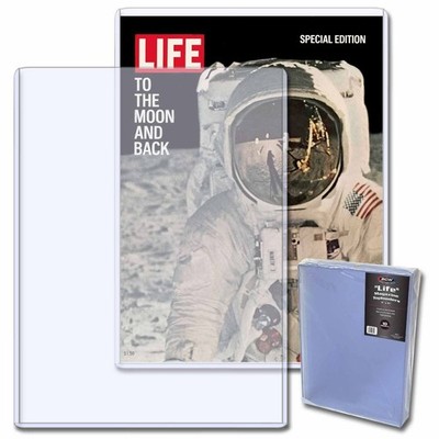 1 pack of 10 BCW 11'' x 15'' Life Magazine Topload Holders