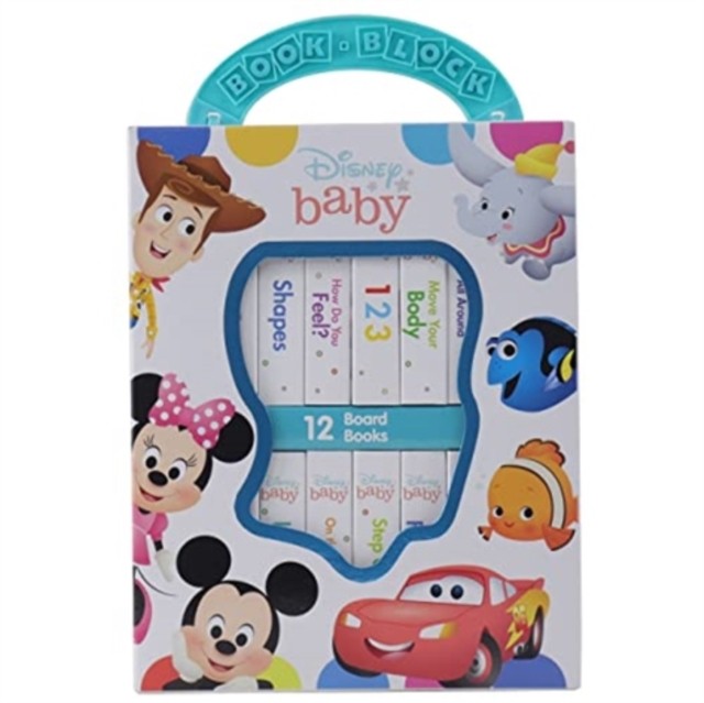 Disney Baby: 12 Board Books by PI Kids (Multiple-component retail product)