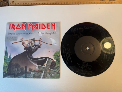 IRON MAIDEN BRING YOUR DAUGHTER TO THE SLAUGHTER-  7" Single - 1990 Made in UK