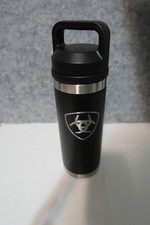 Yeti Rambler 18 OZ Bottle Black Chug Cap with Ariat Logo